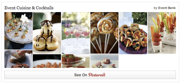 Event Cuisine Inspiration Board on Pinterest