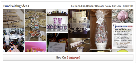 Fundraising Inspiration Board on Pinterest