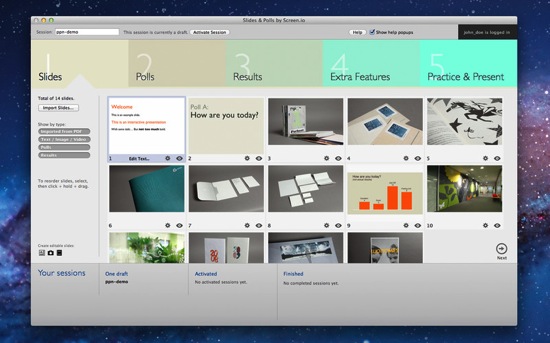 Slides and Polls Mac App.jpg Slides and Polls Mac App
