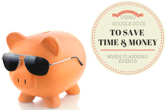 How to save money planning event google doc