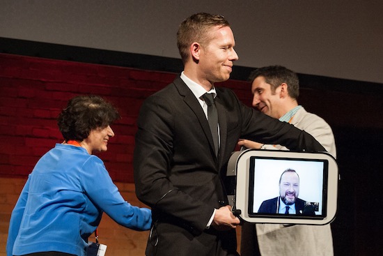 stefan inside telepresence robot