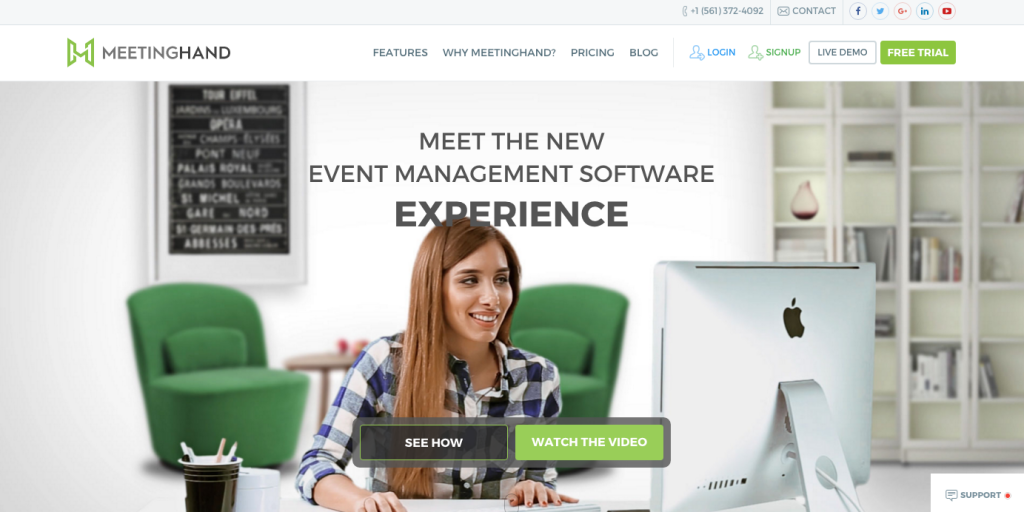 meeting hand