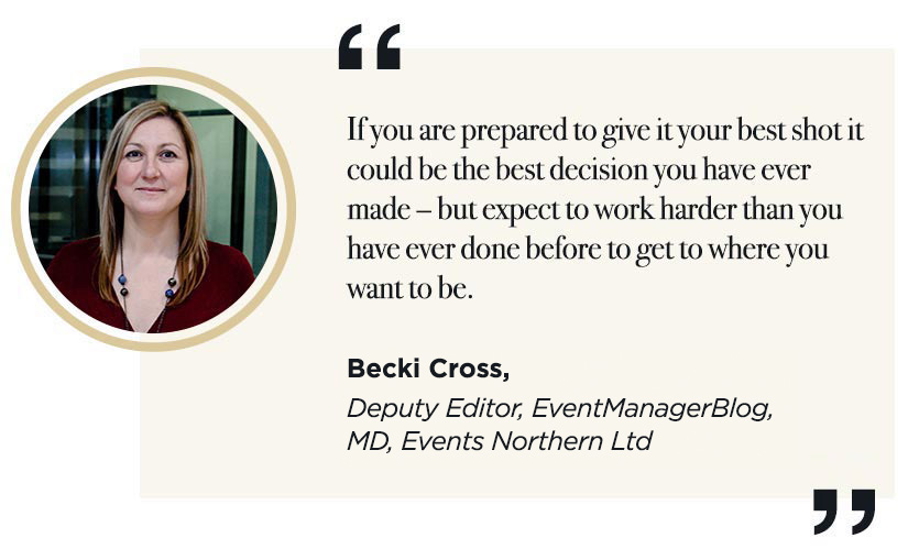 Becki Cross quotes about managing an event planning business from home
