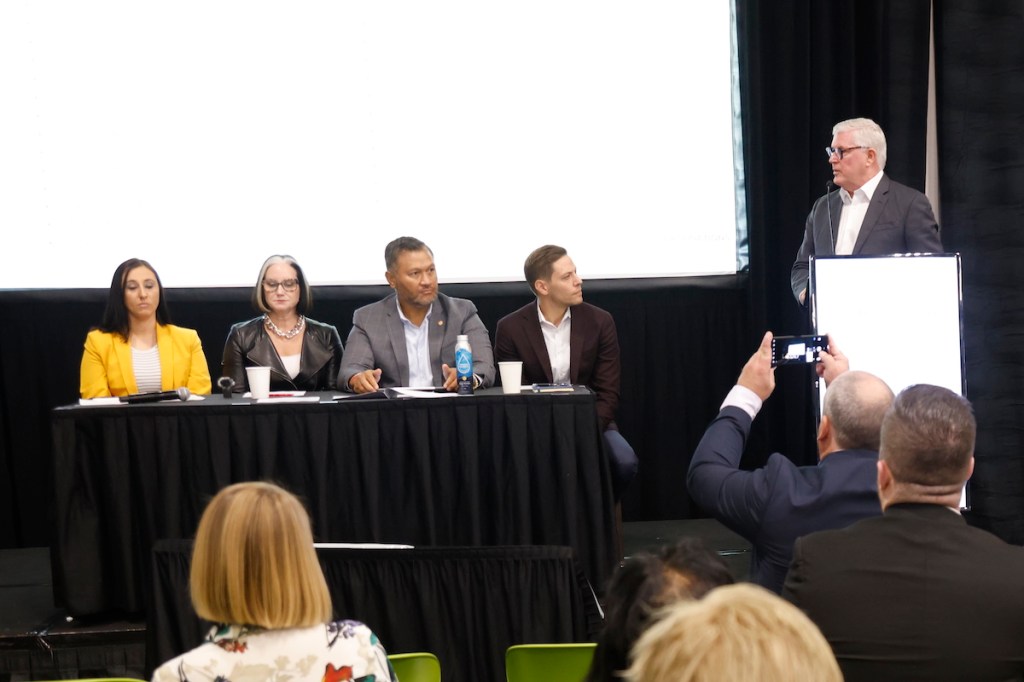 Press conference at IMEX America 2022