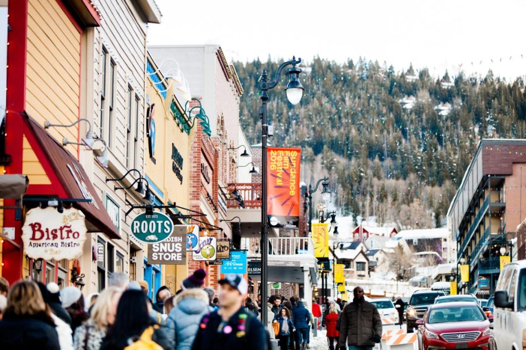 Main street during Sundance Film Festival in Park City