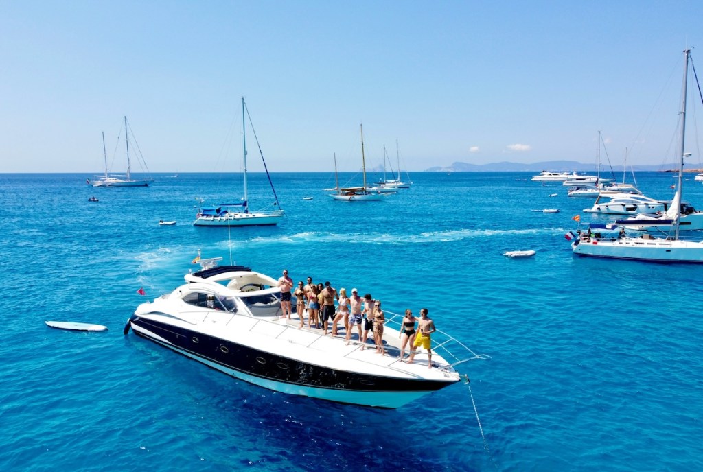 group on boat