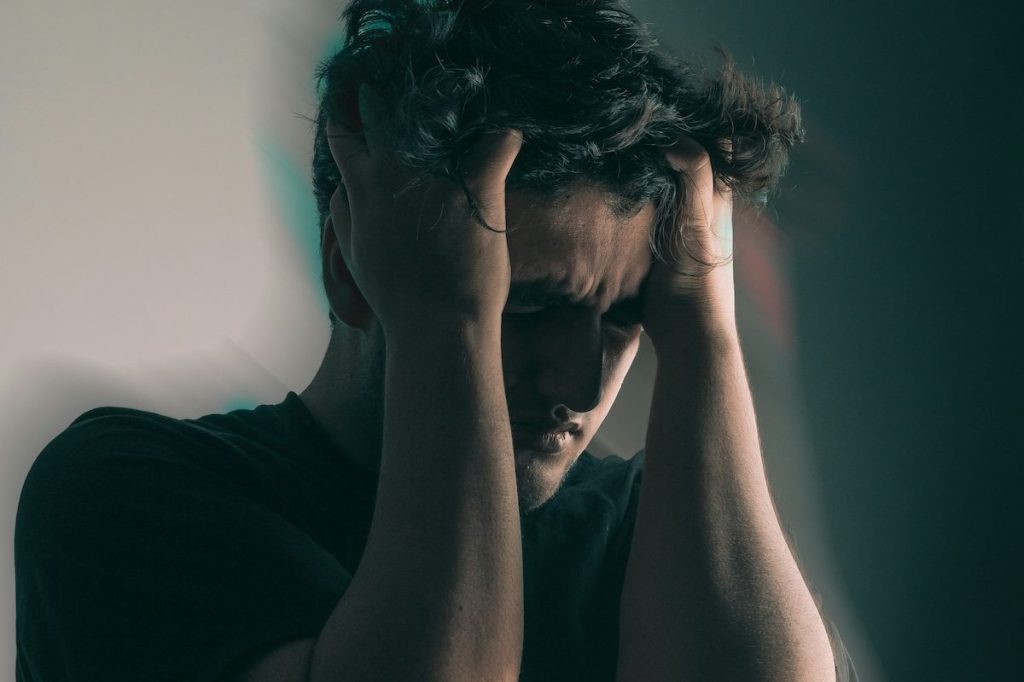 stressed out man
