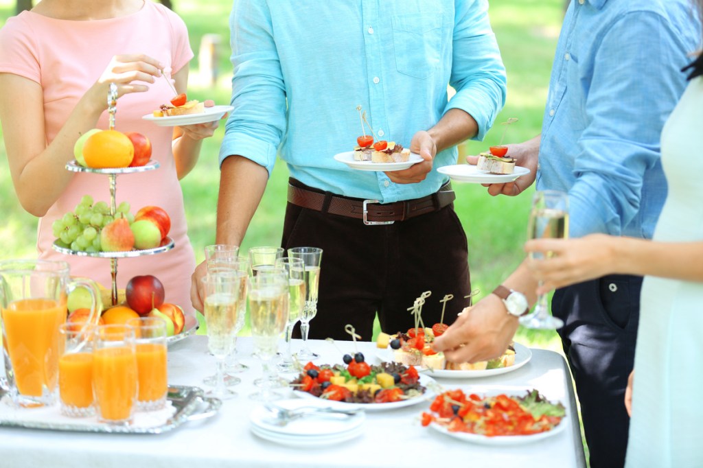 energy supporting food and drinks for attendee wellbeing at outdoor events