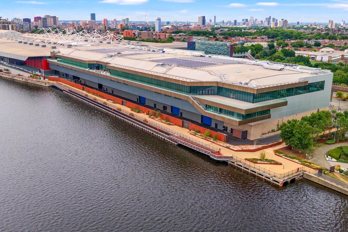 Aerial View of Excel London Convention Center