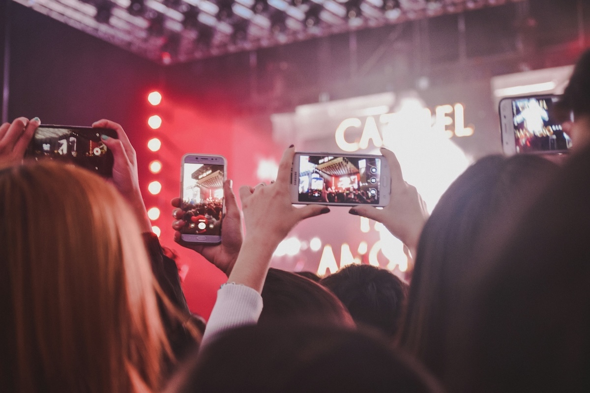 people taking videos