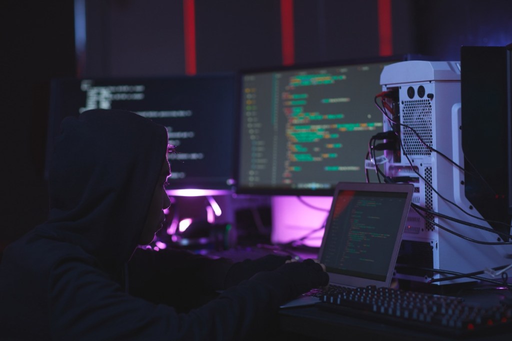 Scam taking place behind computers